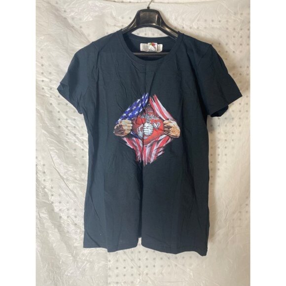 Fruit Of The Loom T-Shirt Women’s Black Size XL - Picture 7 of 7